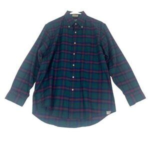 L.L Bean Button Down Shirt Mens SZ 16-33 Striped Long Sleeve  Cotton Made in USA